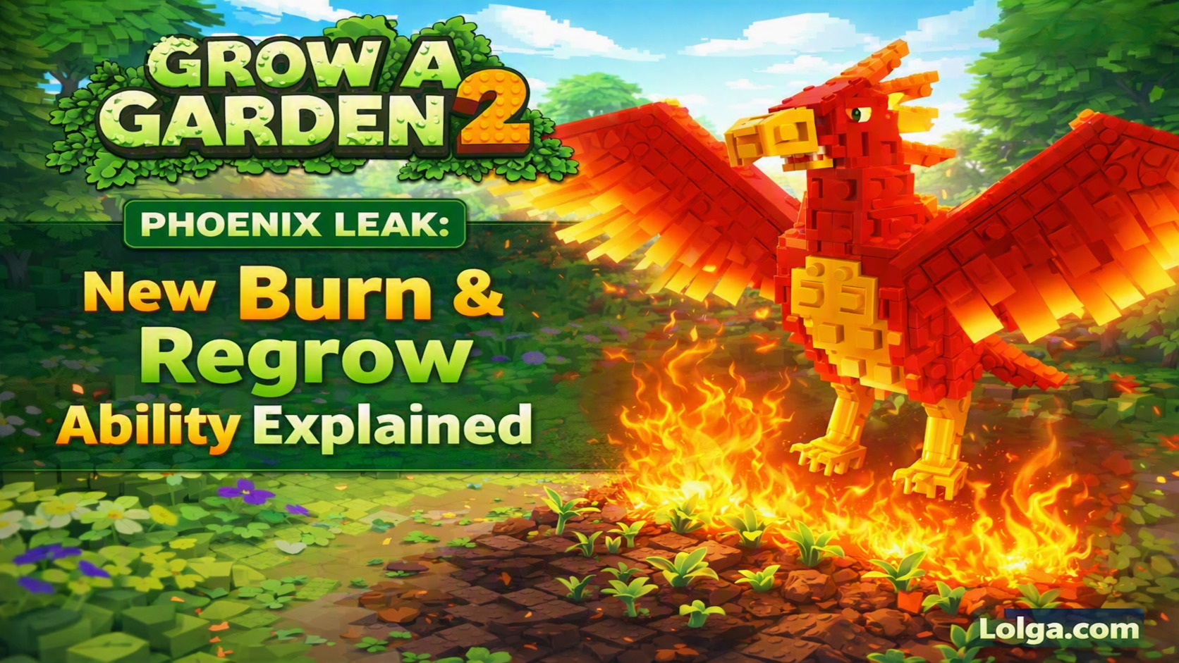 Grow a Garden 2 Phoenix Leak: New Burn & Regrow Ability Explained